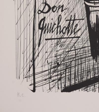 Bernard BFFET - Don Quichotte, 1989 - Hand signed lithograph 2