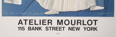 Max ERNST- Atelier Mourlot (Sign for a school for pirates), 1967 - Affiche lithographique 2