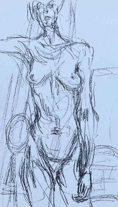 Alberto Giacometti - Nude, 1961 - Original lithograph 2
