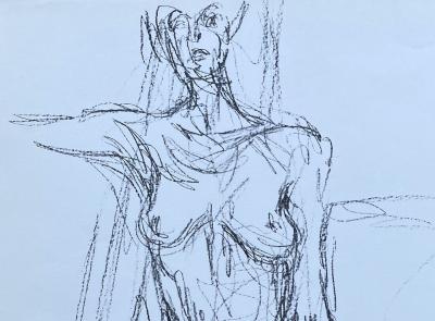 Alberto Giacometti - Nude, 1961 - Original lithograph 2