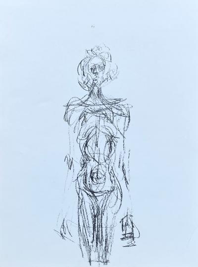 Alberto GIACOMETTI - Female nude, 1961 - Original lithograph 2