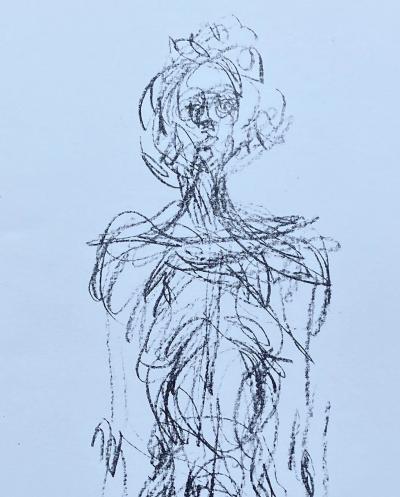 Alberto GIACOMETTI - Female nude, 1961 - Original lithograph 2