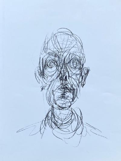 Alberto GIACOMETTI -  Tête d’homme, 1961 - Lithographie originale 2