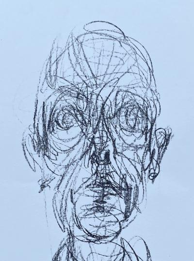 Alberto GIACOMETTI -  Tête d’homme, 1961 - Lithographie originale 2