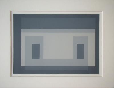 Josef ALBERS - Variant III., 1968 - Sérigraphie originale en couleurs 2