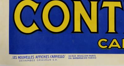 Leonetto CAPPIELLO : Contratto Canelli, 1925 - Original lithographic poster 2