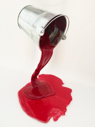 Sneak - Red Bucket, 2021 - Sculpture 2