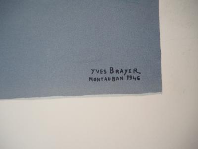 Yves BRAYER - Musée Ingres à Montauban, 1954  - Lithographie signée 2