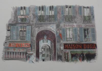 Emilio GRAU-SALA - Façade de commerce, 1960 - Lithographie originale signée au crayon 2