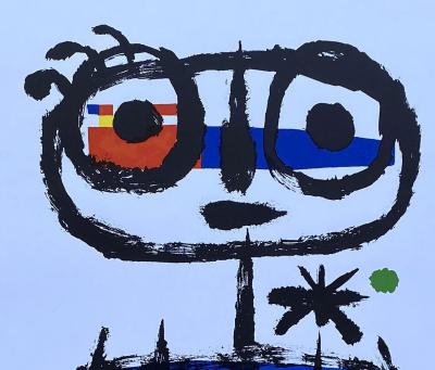Joan MIRO - Garçon abstrait - Lithographie signée dans la planche 2