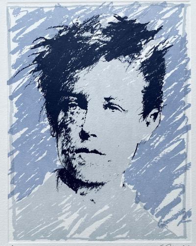 Ernest PIGNON-ERNEST  - Rimbaud, 1986 - Lithographie signée au crayon et numérotée 2