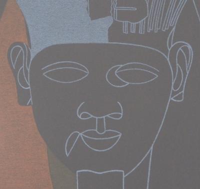 Eduardo ARROYO : Tête de Sphinx, 1984 - Lithographie originale signée 2