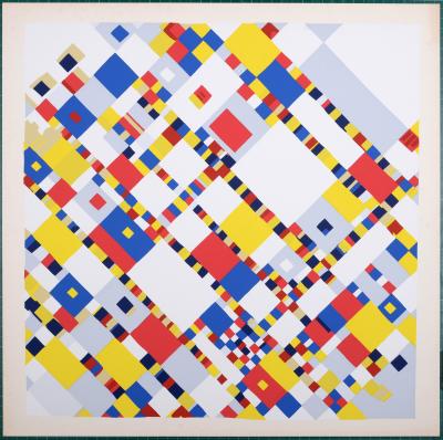 Piet MONDRIAN (d'après) - Peinture abstraite, 1939 (1967) - Sérigraphie 2