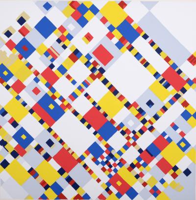 Piet MONDRIAN (d'après) - Peinture abstraite, 1939 (1967) - Sérigraphie 2
