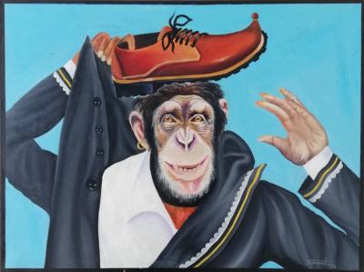 Simplice SOMI - Sans titre, 2018 - Huile sur toile 2