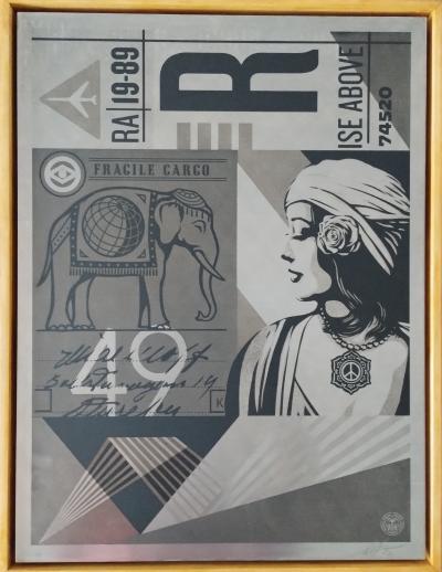 Shepard FAIREY (Obey) - Fragile Cargo Aluminium AP 2