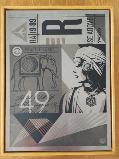 Shepard FAIREY (Obey) - Fragile Cargo Aluminium AP 2
