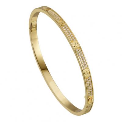 Bracelet en or jaune dans le goût de Cartier 2
