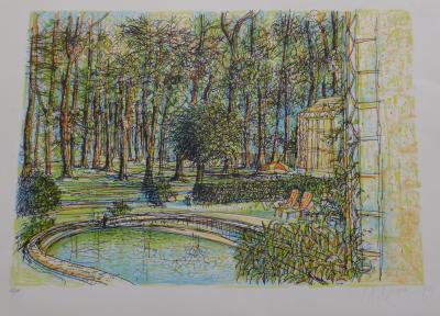 Jean CARZOU - Le Petit Etang, 1989 - Lithographie originale signée au crayon 2