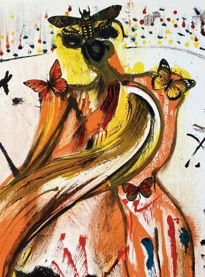 Salvador DALI - Tauromachie aux papillons, 1972 - Lithographie originale signée numérotée 2