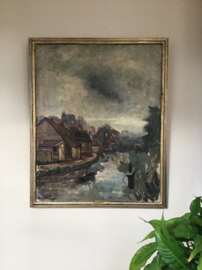 Léon LAFOURCADE - Villersexel - Huile sur toile signée 2