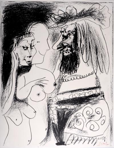 Pablo PICASSO - Le Vieux Roi, 1959 - Original lithograph 2