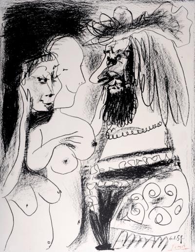 Pablo PICASSO - Le Vieux Roi, 1959 - Original lithograph 2