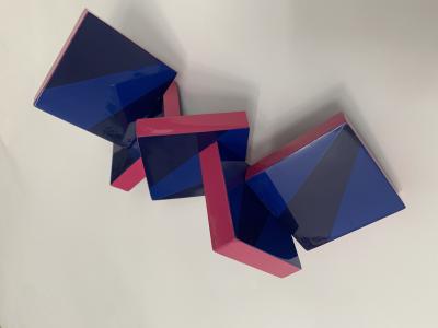 Daniel Tostivint - Sans titre, 2021 - Sculpture de carrés assemblés, bois 2