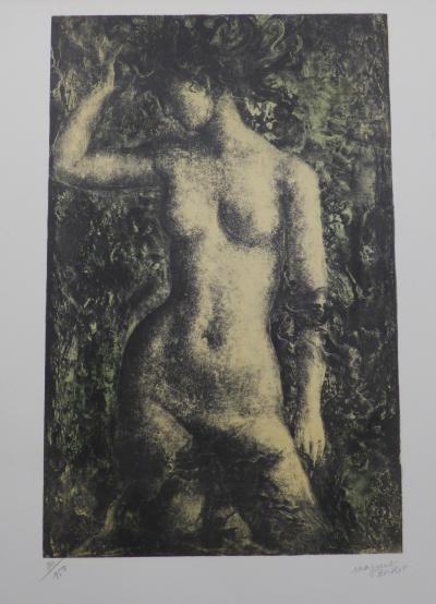 Marguerite BORDET - La Femme nue, 1980 - Lithographie originale signée au crayon 2