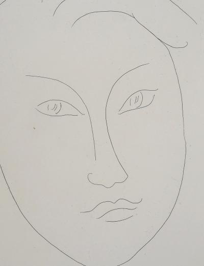 Henri MATISSE - Regard rêveur, 1946 - Gravure originale signée 2