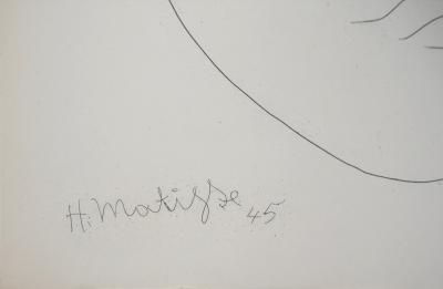 Henri MATISSE - Regard rêveur, 1946 - Gravure originale signée 2