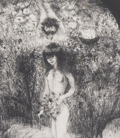 Edouard GOERG - Paradis surréaliste, 1946 - Gravure originale signée 2