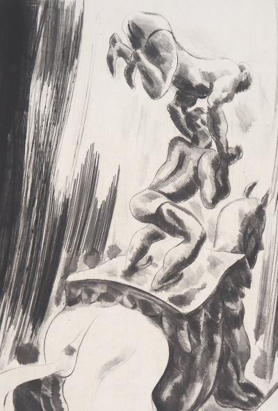 Jean-Gabriel DARAGNES - Le Cirque, 1946 - Gravure originale signée 2