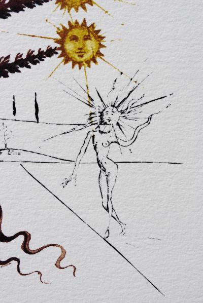 Salvador DALI (d’après) : Flordali, Arbre soleil, 1979 - Lithographie 2