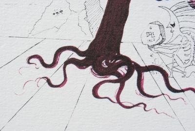 Salvador DALI : Arbre visage, 1979, Lithographie signée 2