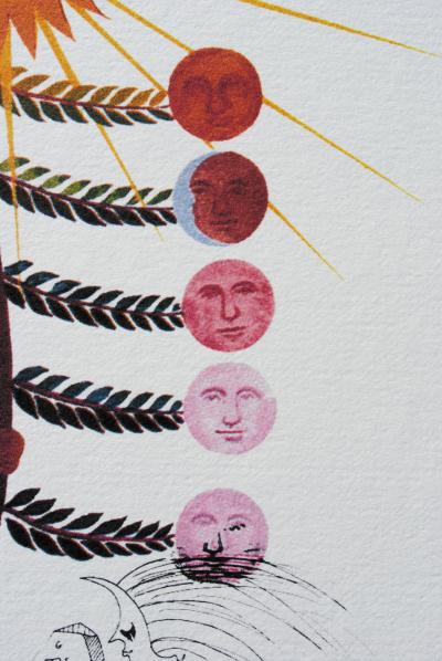 Salvador DALI : Arbre visage, 1979, Lithographie signée 2