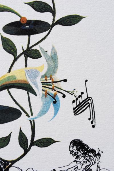 Salvador DALI (d’après) : Le Lys Musical, 1979 - Lithographie 2