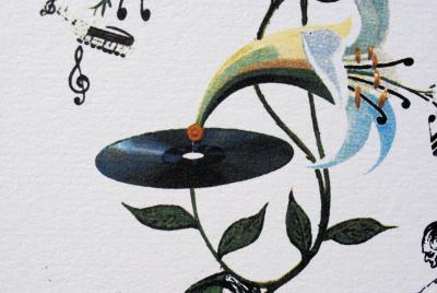 Salvador DALI (d’après) : Le Lys Musical, 1979 - Lithographie 2