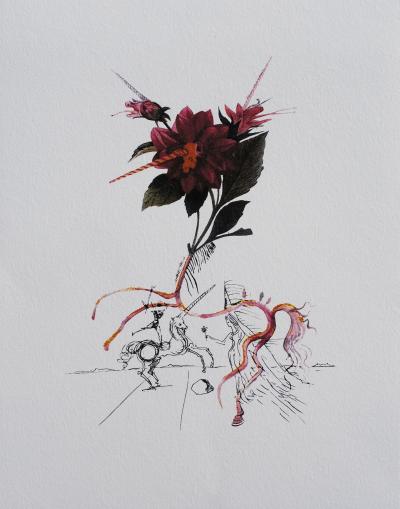 Salvador DALI : Le Dahlia, 1979, Lithographie, 800ex 2