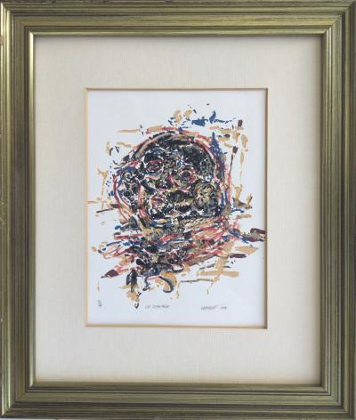 Gérard ÉPPELÉ - Le sphynx, 2004 - Sérigraphie originale 2