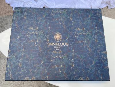Serge MANSAU pour Saint-Louis -  Jeu de Solitaire en cristal, vers 1990 2