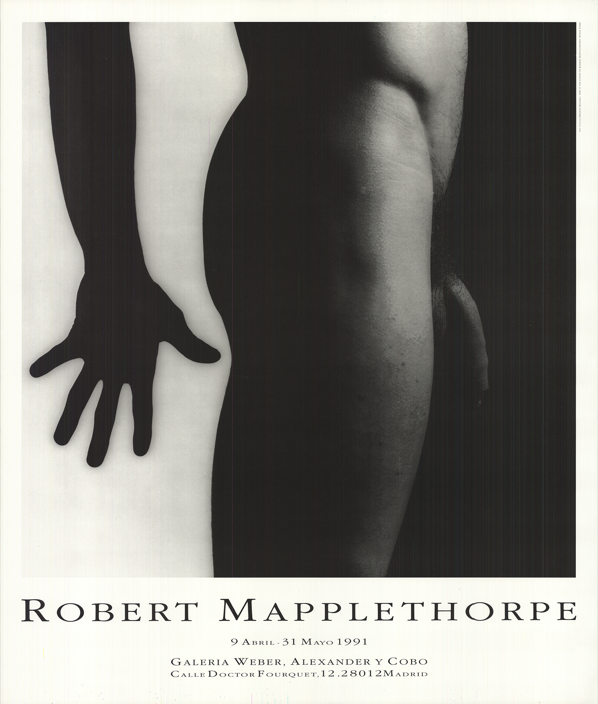 journalist Jeg tror, ​​jeg er syg kølig Robert MAPPLETHORPE - Sin Titulo (Milton Moore), 1991 - Offset Lithograph -  Contemporary Art - Plazzart