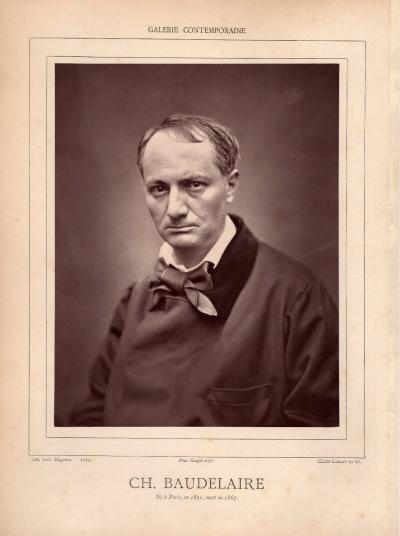 Etienne CARJAT - Portrait de Charles Baudelaire - Photographie 2