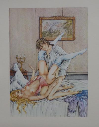Sophie BUSSON - Mémoires de Fanny Hill, 1980 - Ensemble de 24 lithographies 2