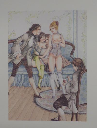 Sophie BUSSON - Mémoires de Fanny Hill, 1980 - Ensemble de 24 lithographies 2