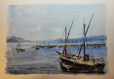 Jean Pierre REMON -  La Vaudoise, 1988 - Aquarelle 2