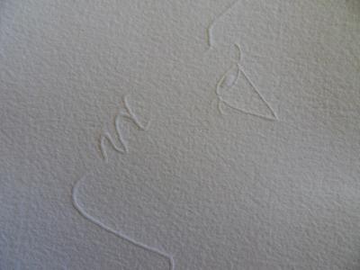 Jean COCTEAU (d’après) : Profil de rêveur - Gravure signée 2