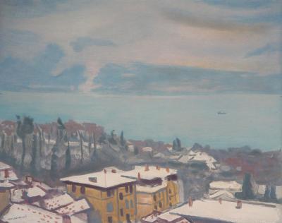 Albert MARQUET - Suisse, Lac Leman vu d’Ouchy - Gravure à l’aquatinte signée 2