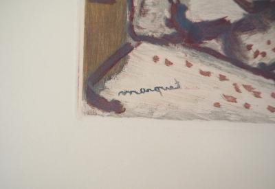 Albert MARQUET - Suisse, Lac Leman vu d’Ouchy - Gravure à l’aquatinte signée 2