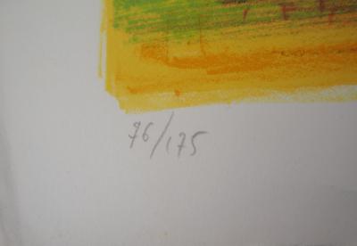 Jean CARZOU : Cathédrale de bateaux, 1971 - Lithographie originale signée et numérotée 2